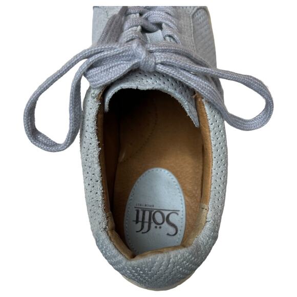 Sofft Somers Tie Soft Blue Sneaker Size 8 - Picture 5 of 7
